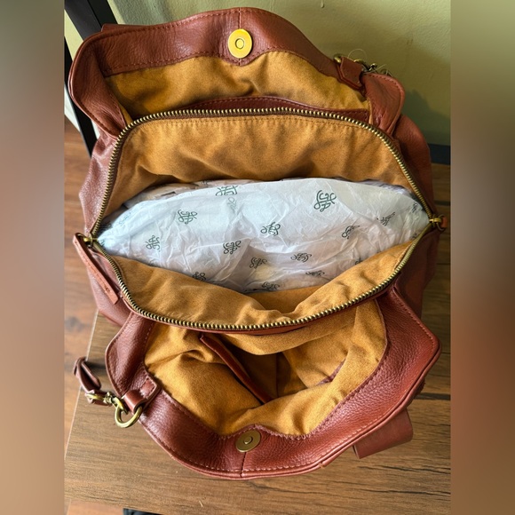 ✨American Leather Co✨ Brown Satchel Bag - Picture 7 of 9